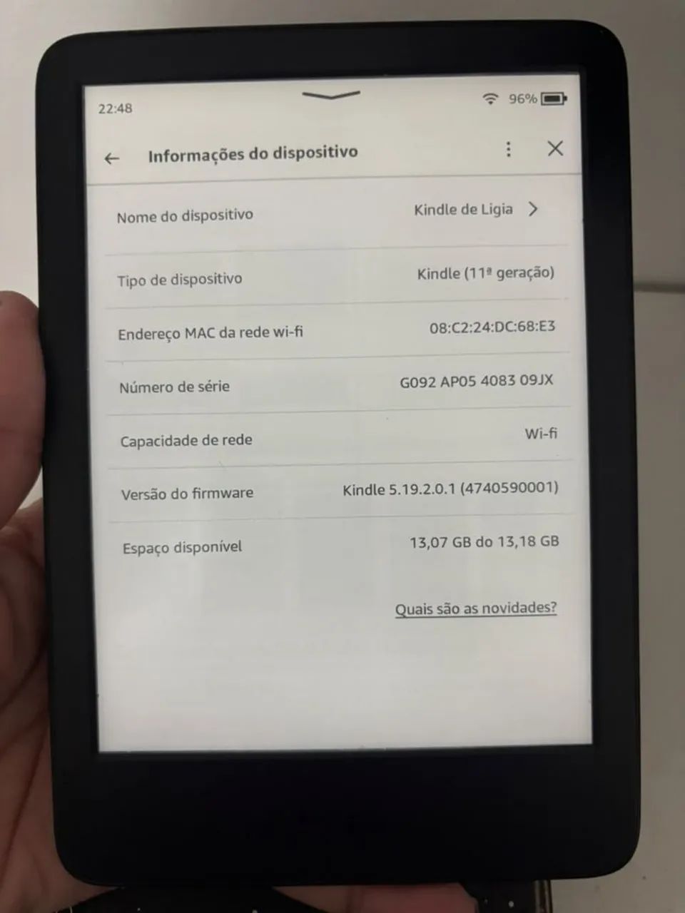 Kindle 11° geração  - Foto 2