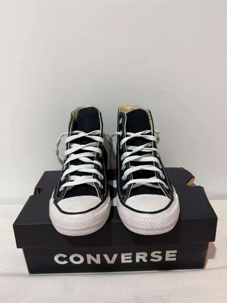 All Star Converse Preto Cano Alto  - Foto 4