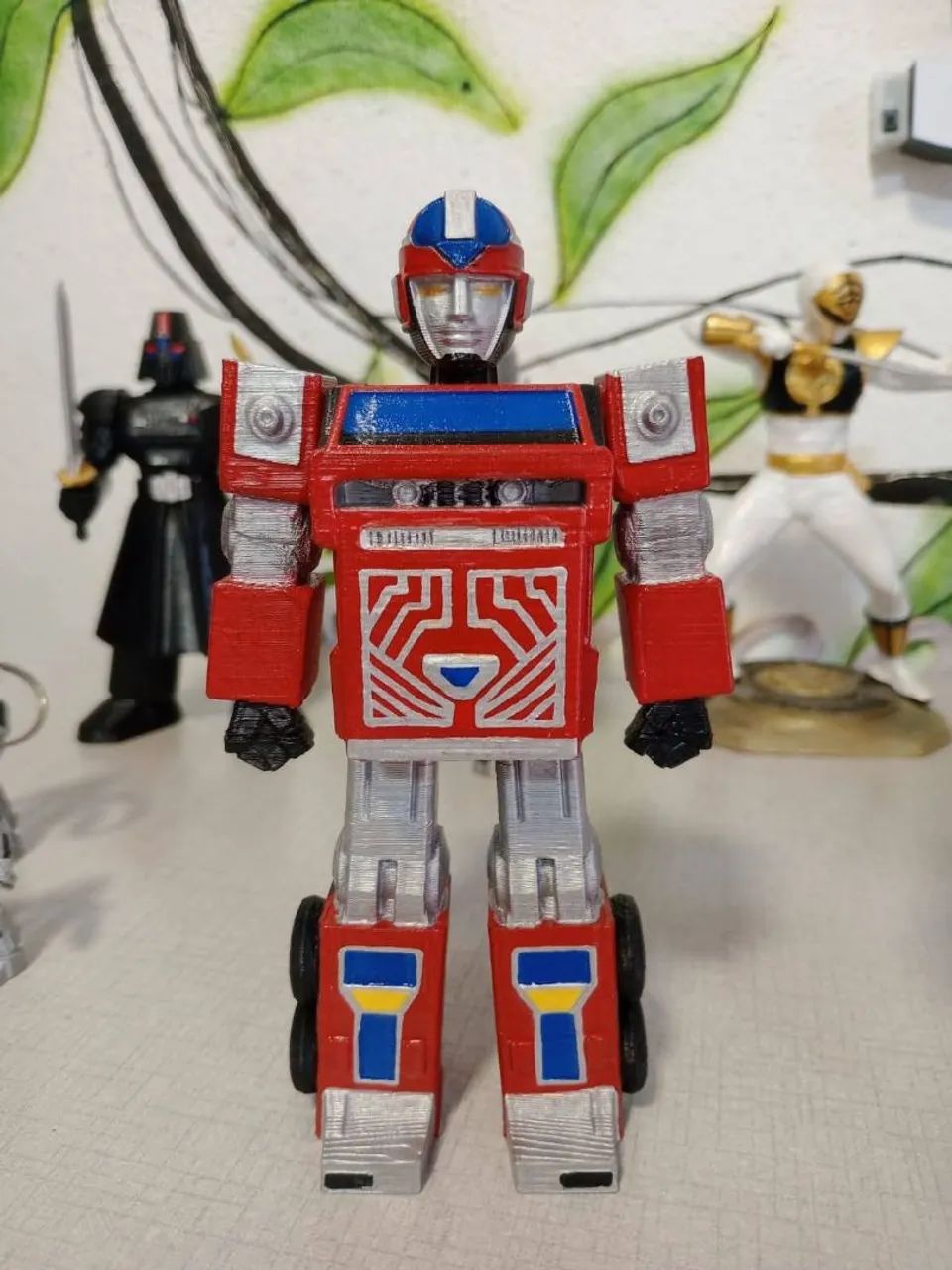 Conjunto x3 Robôs dos Flashman 15cm Titan Junior,Flash King e Gran Titan.Impressão 3D - Foto 2