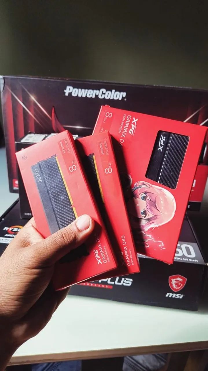 Memória ram 16gb 2x8