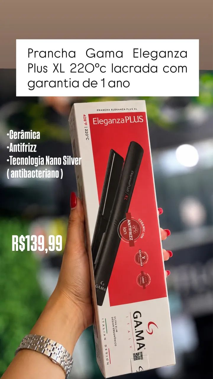 Prancha Gama Eleganza Plus XL 220°c