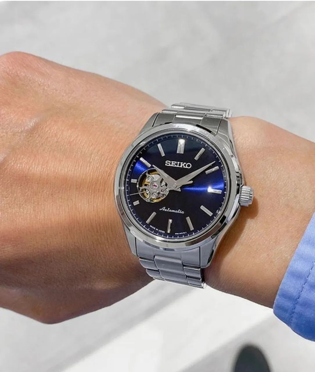 Relógio Seiko Automático Open Heart Novo JDM - Foto 4