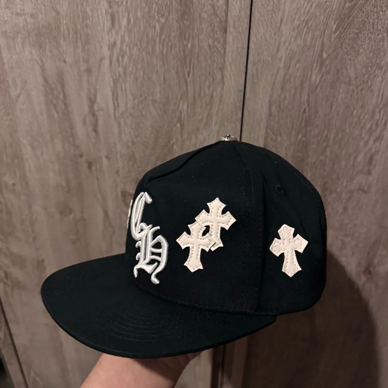 Boné chrome hearts black 