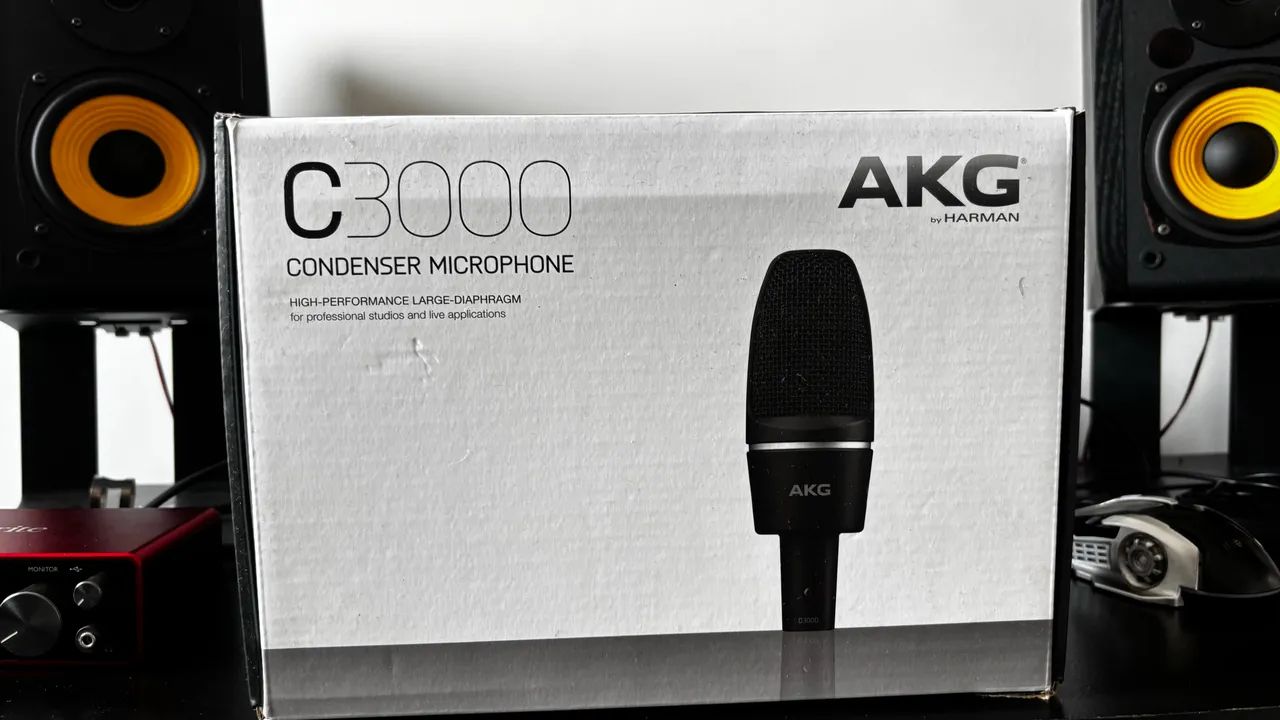 Microfone AkG c 3000 Novo pra vender logo  - Foto 2