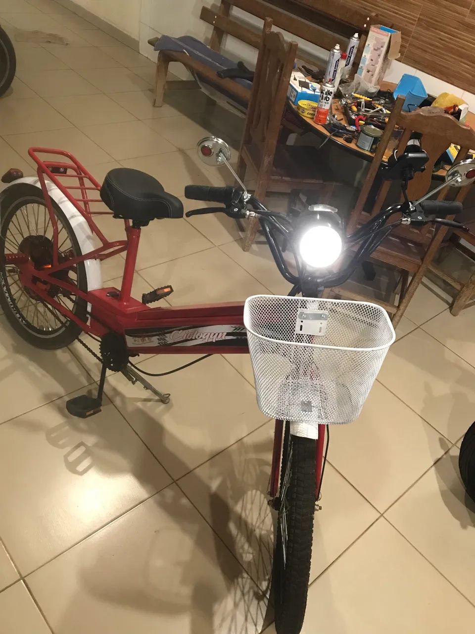 BICICLETA ELÉTRICA BATERIA NOVA - Foto 4