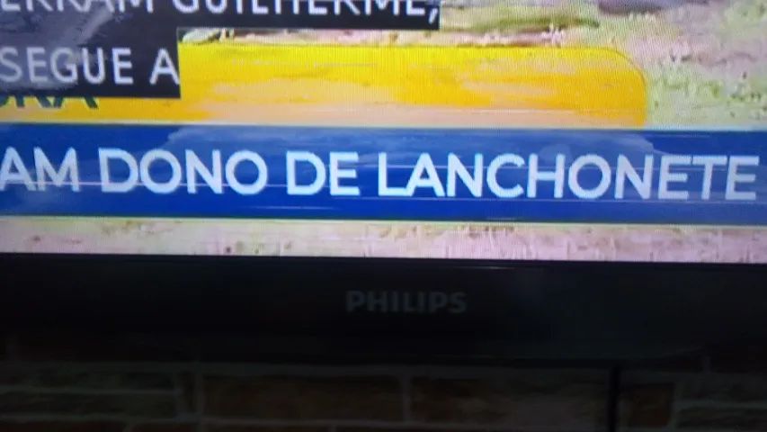 TV Philips 55 polegadas LCD com manchada tela tem guerra trocar a película polarizada  - Foto 3