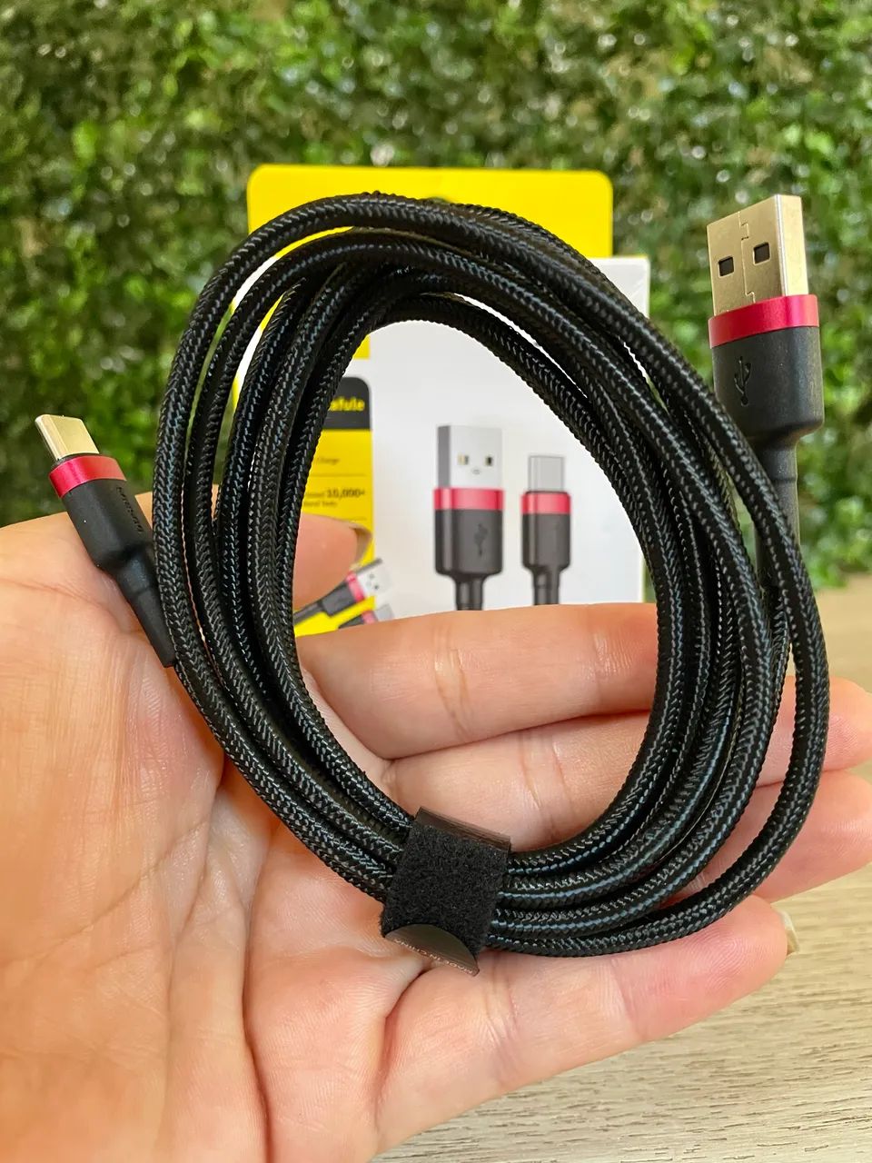 Cabo Baseus USB para tipo C  3A 2M  - Foto 2