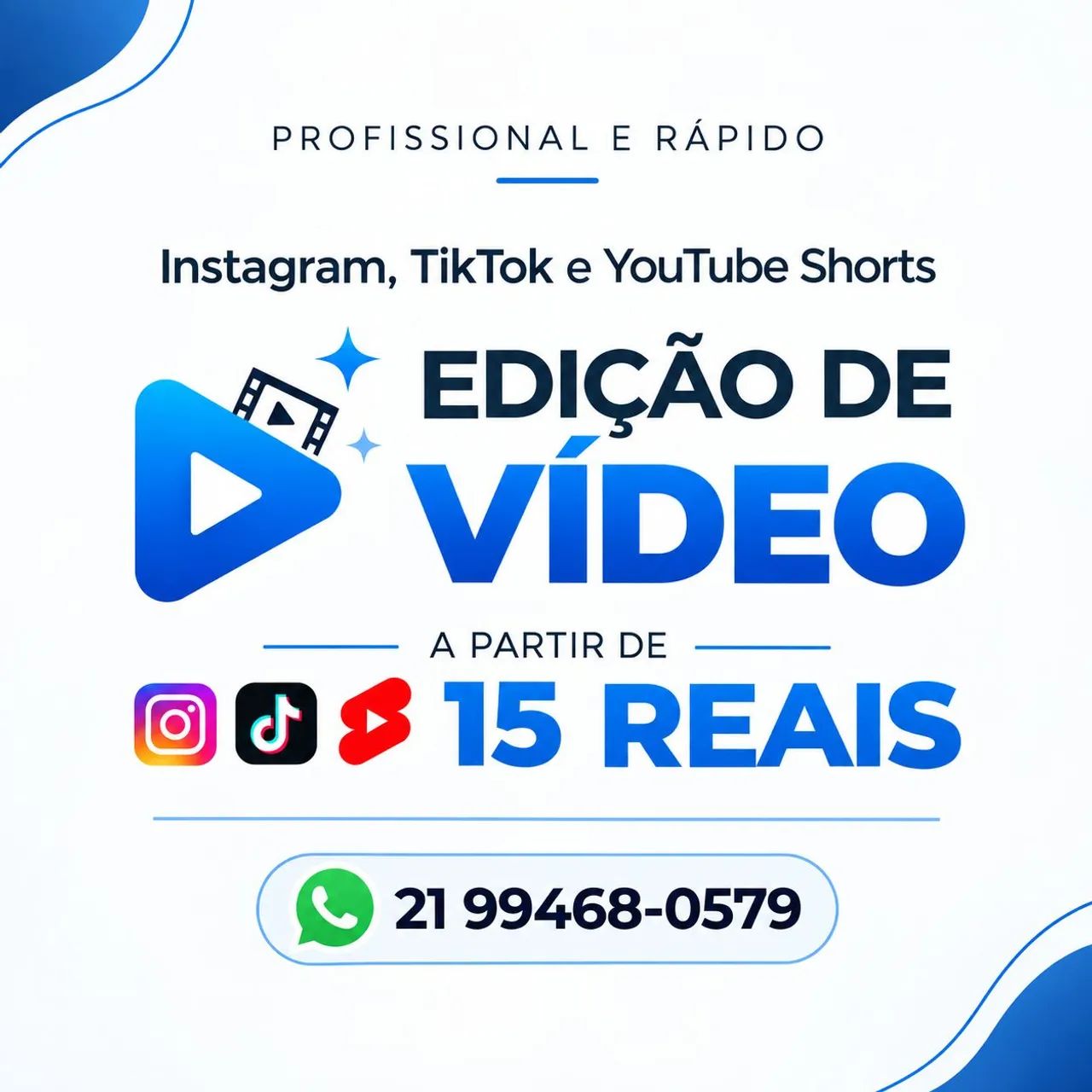 EDIÇÃO DE VÍDEO 