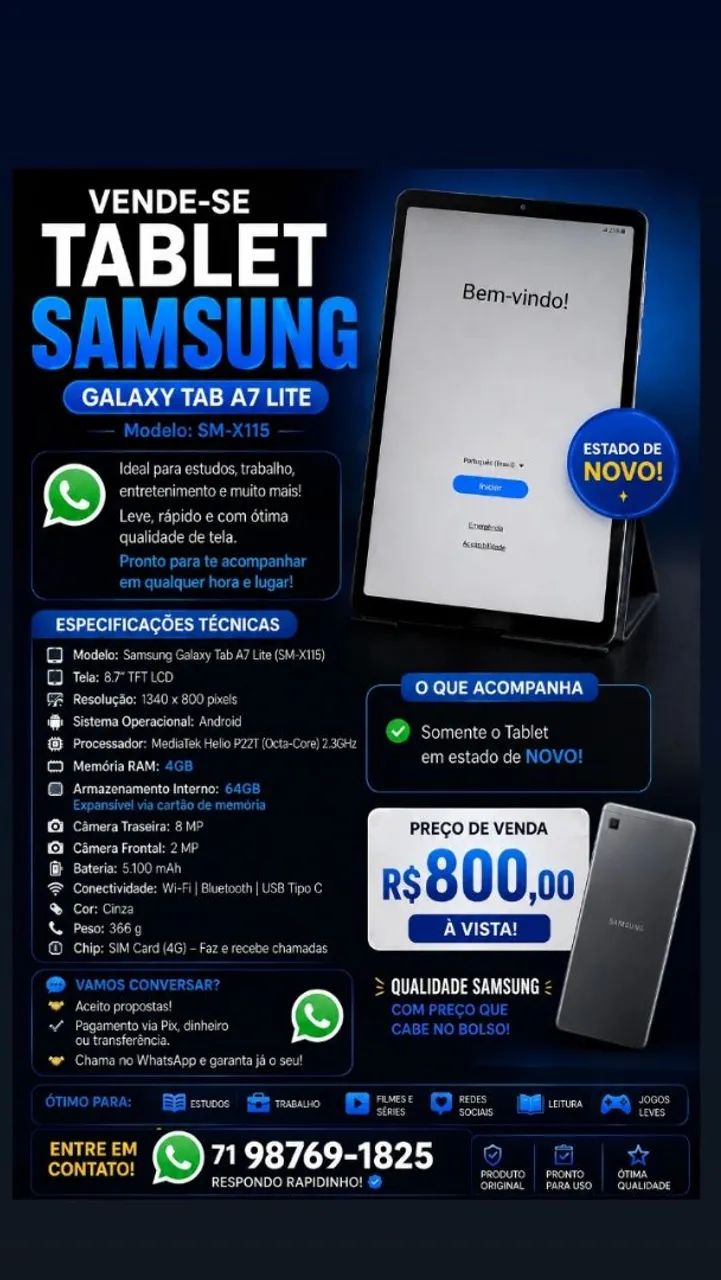 Tablet Samsung 