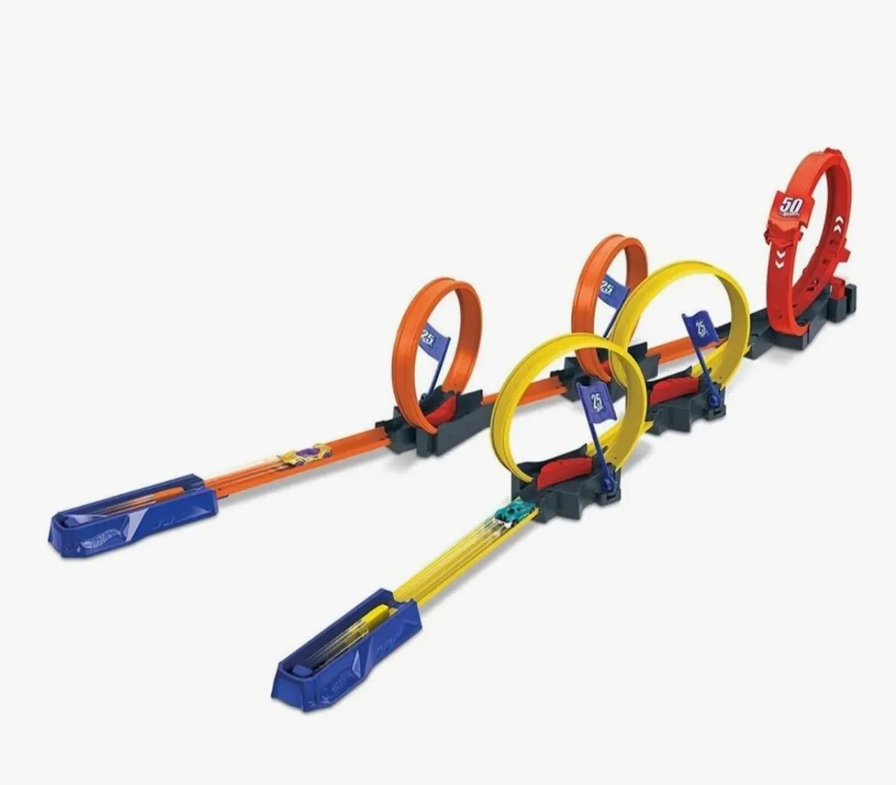 Pista de carrinho hotwheels lopping usada e completa - Foto 3
