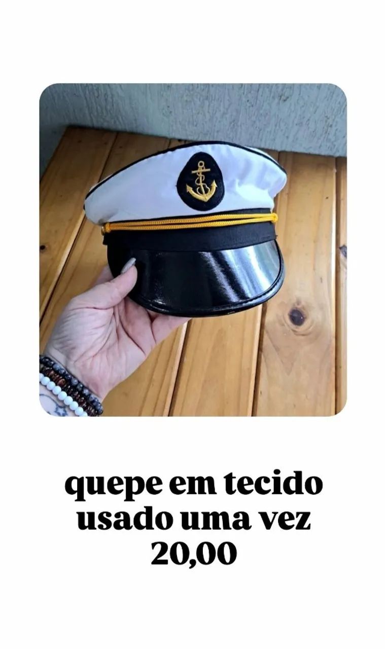 Quepe de marinheiro - fantasia - Foto 2
