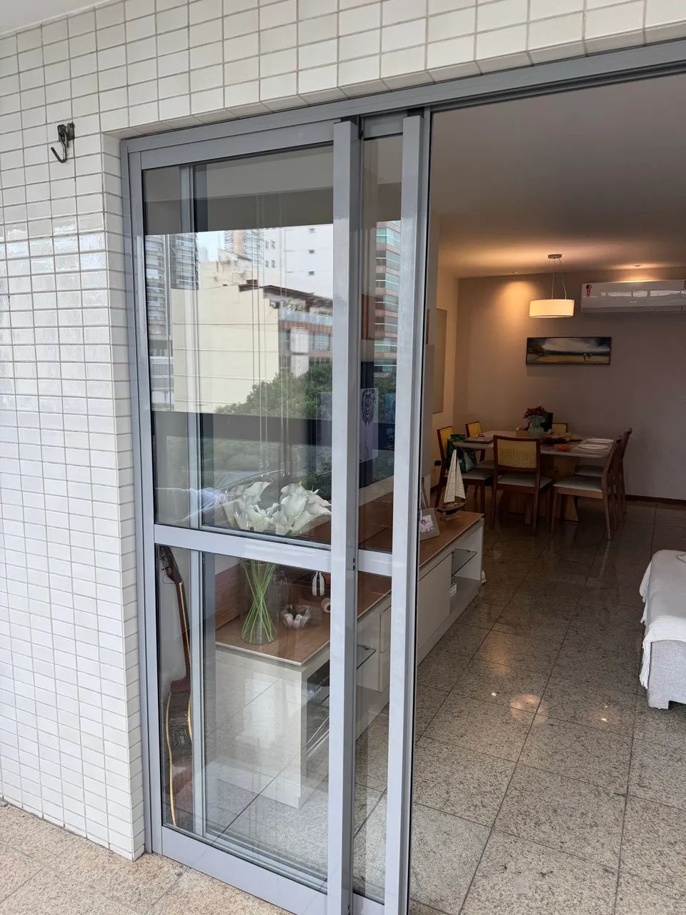 Porta de correr - Alumínio e vidro - Foto 2