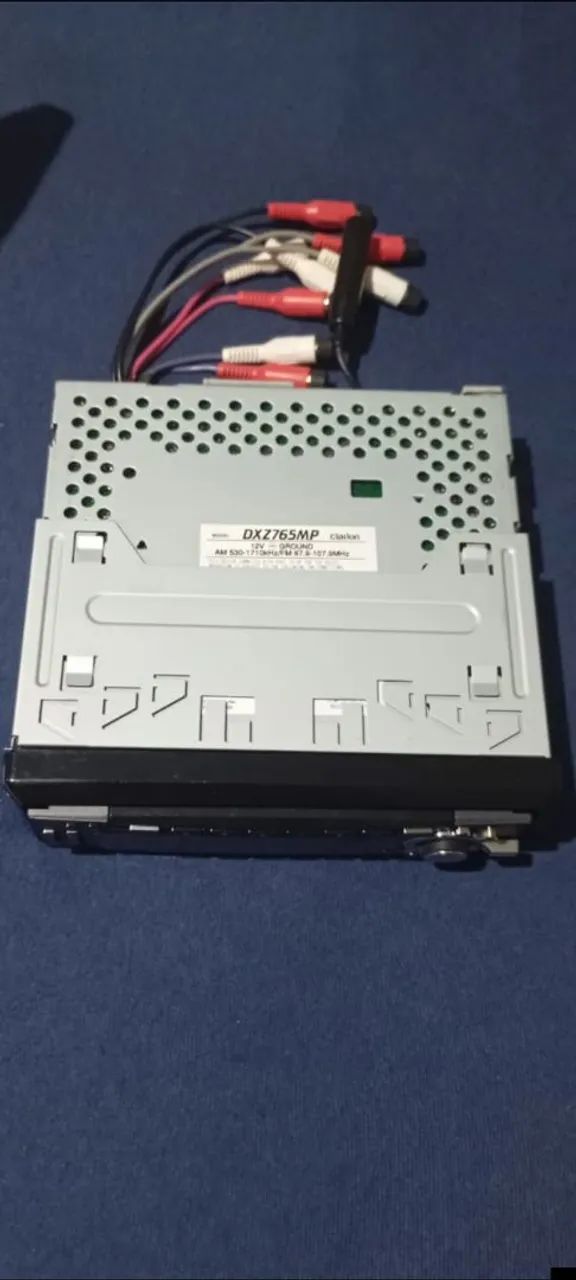 Rádio clarion Dxz765MP com todos os acessórios dele original