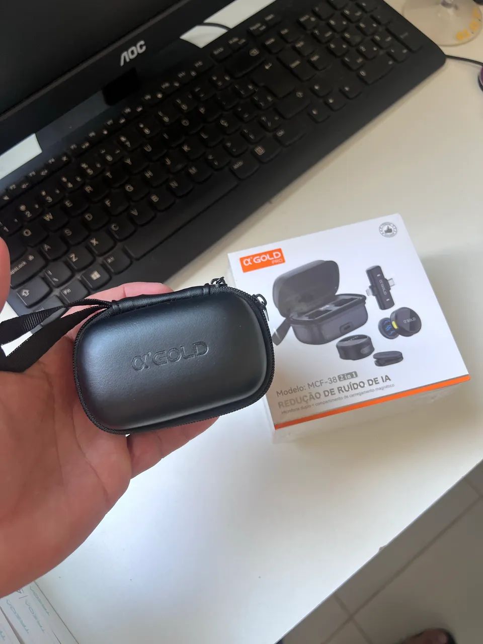 Microfone de lapela entrega grátis* - Foto 3