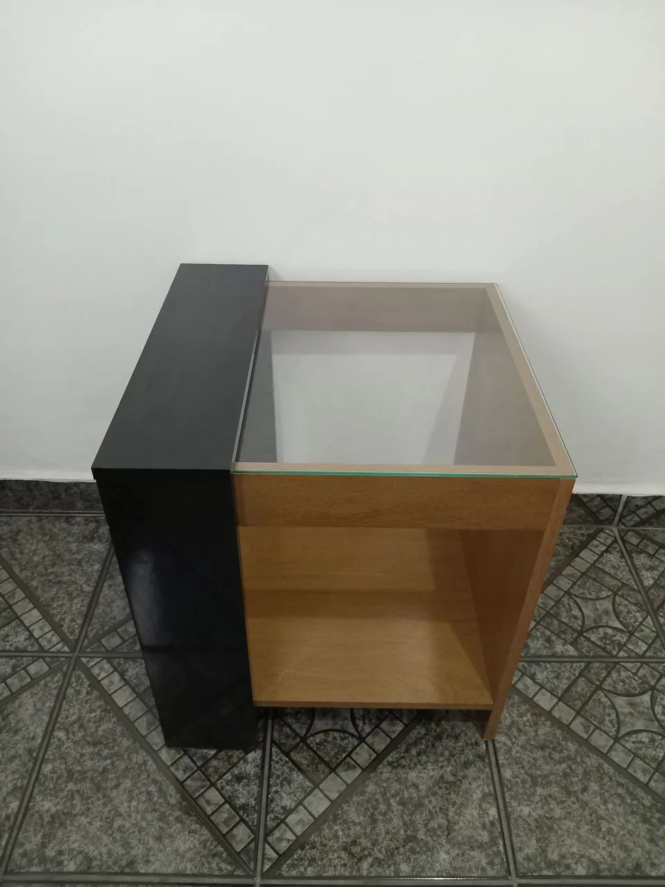 Mesinha de canto tampo de vidro  - Foto 5