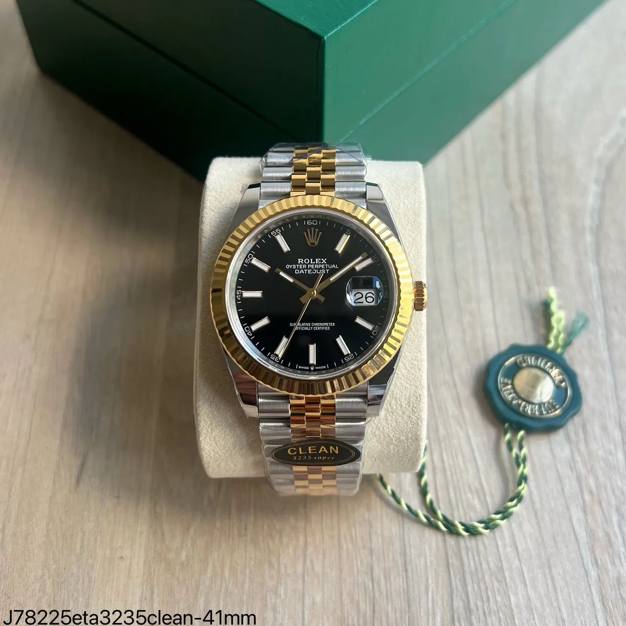 Relógio rolex Day Just aço e ouro misto clean factory  - Foto 3