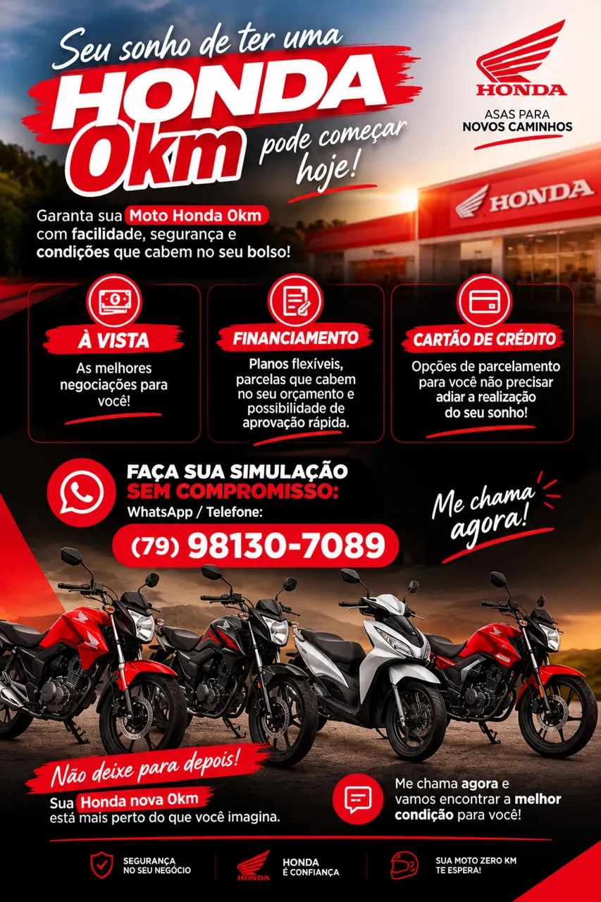 Garanta já sua moto 