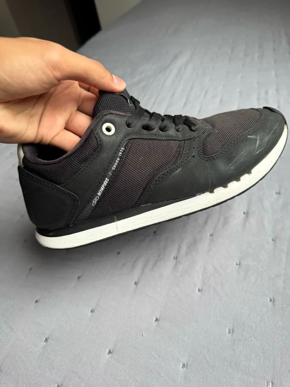  Tênis Olympikus Noventa - preto e branco - Foto 3