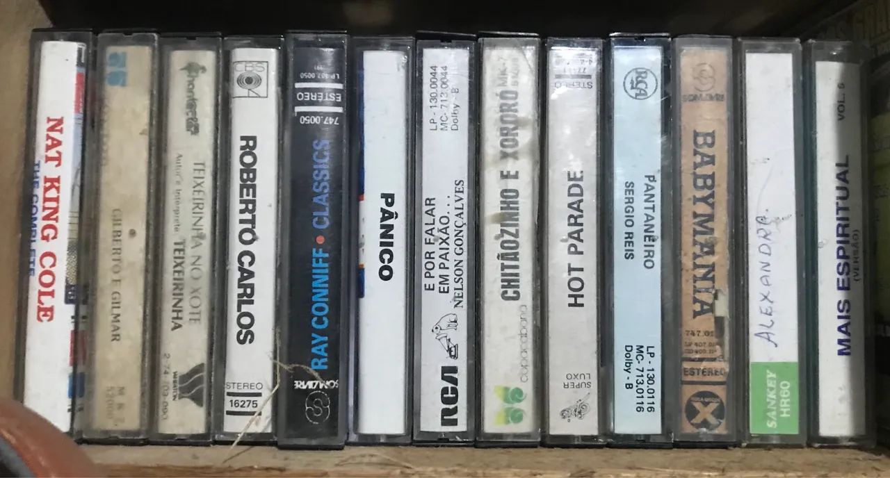Lote com 89 Fitas K7 gravadas e algumas originais  (sem teste) - Foto 4