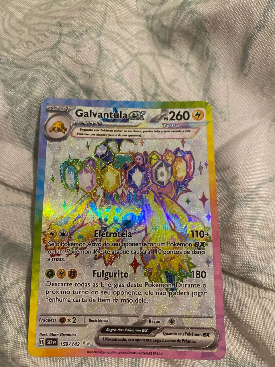Carta Pokémon galvantula