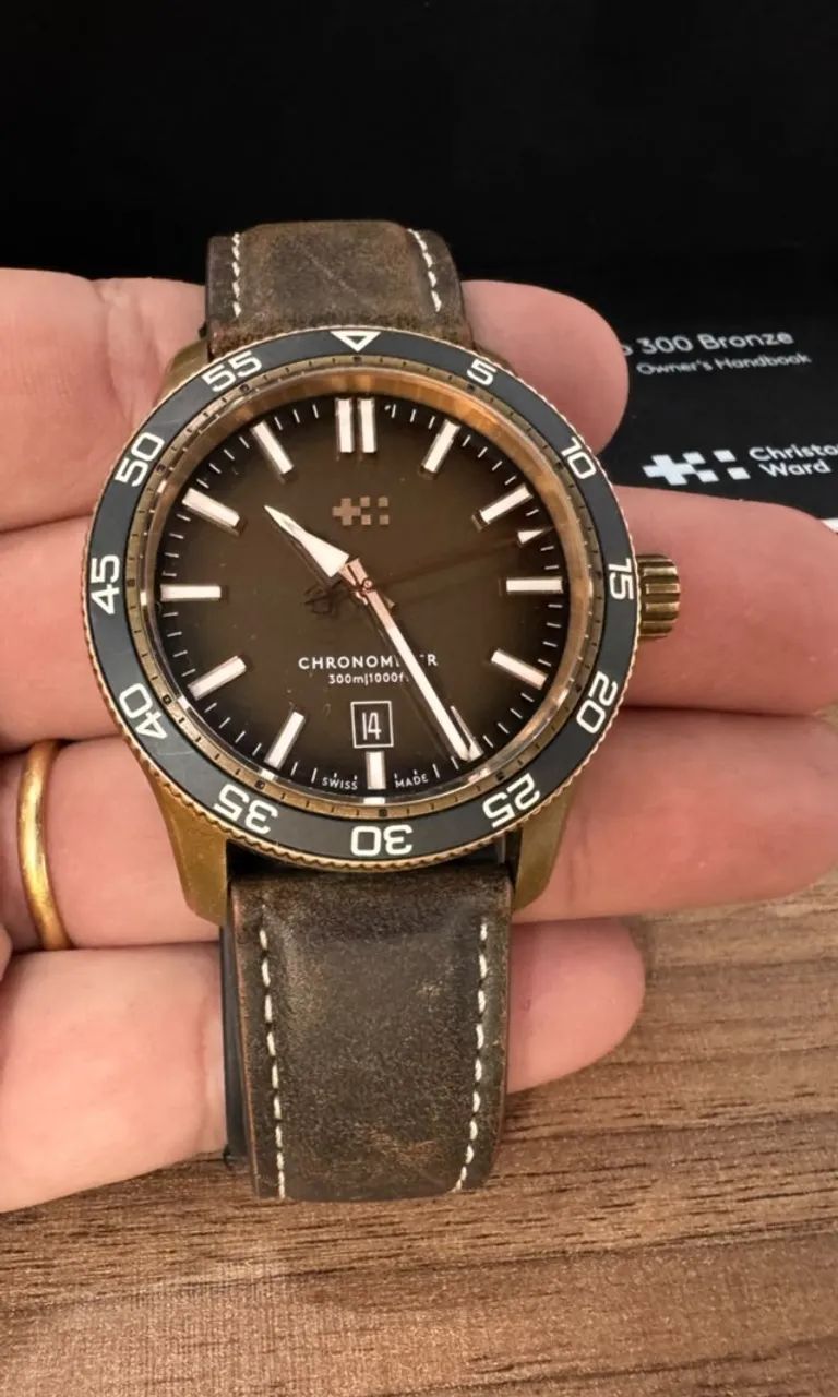 Relógio Christopher Ward C60 Pro 300 Bronze CW
