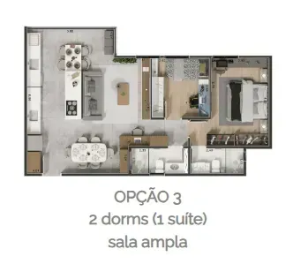 PLANTA 66m²