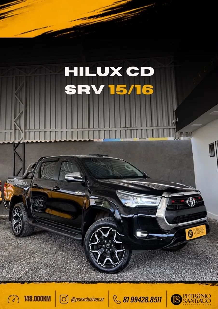 Toyota Hilux CD 4X4 2.8 DIESEL AUT. 2016