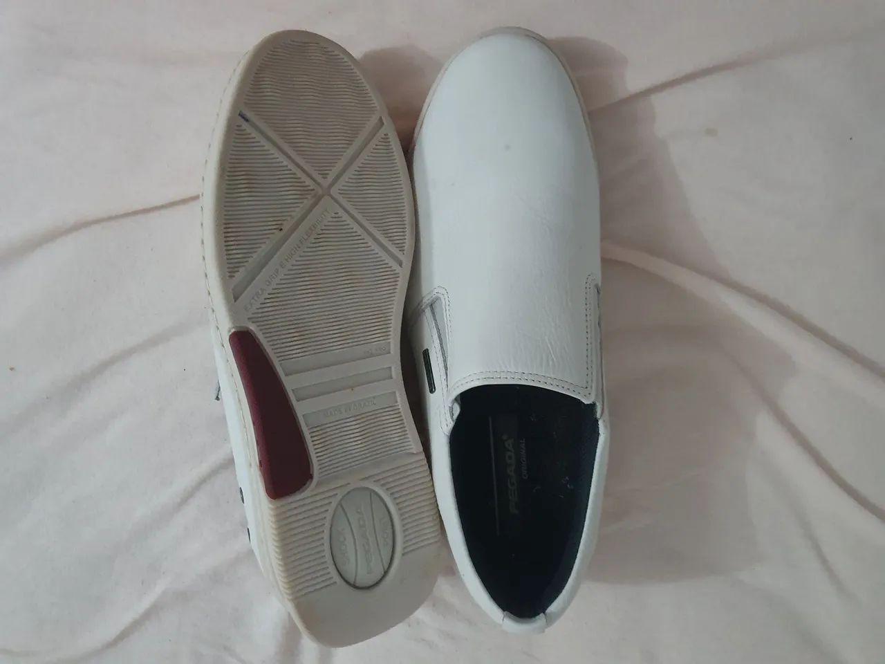 TAMANHO 40 SAPATO PEGADA BRANCO - Foto 3