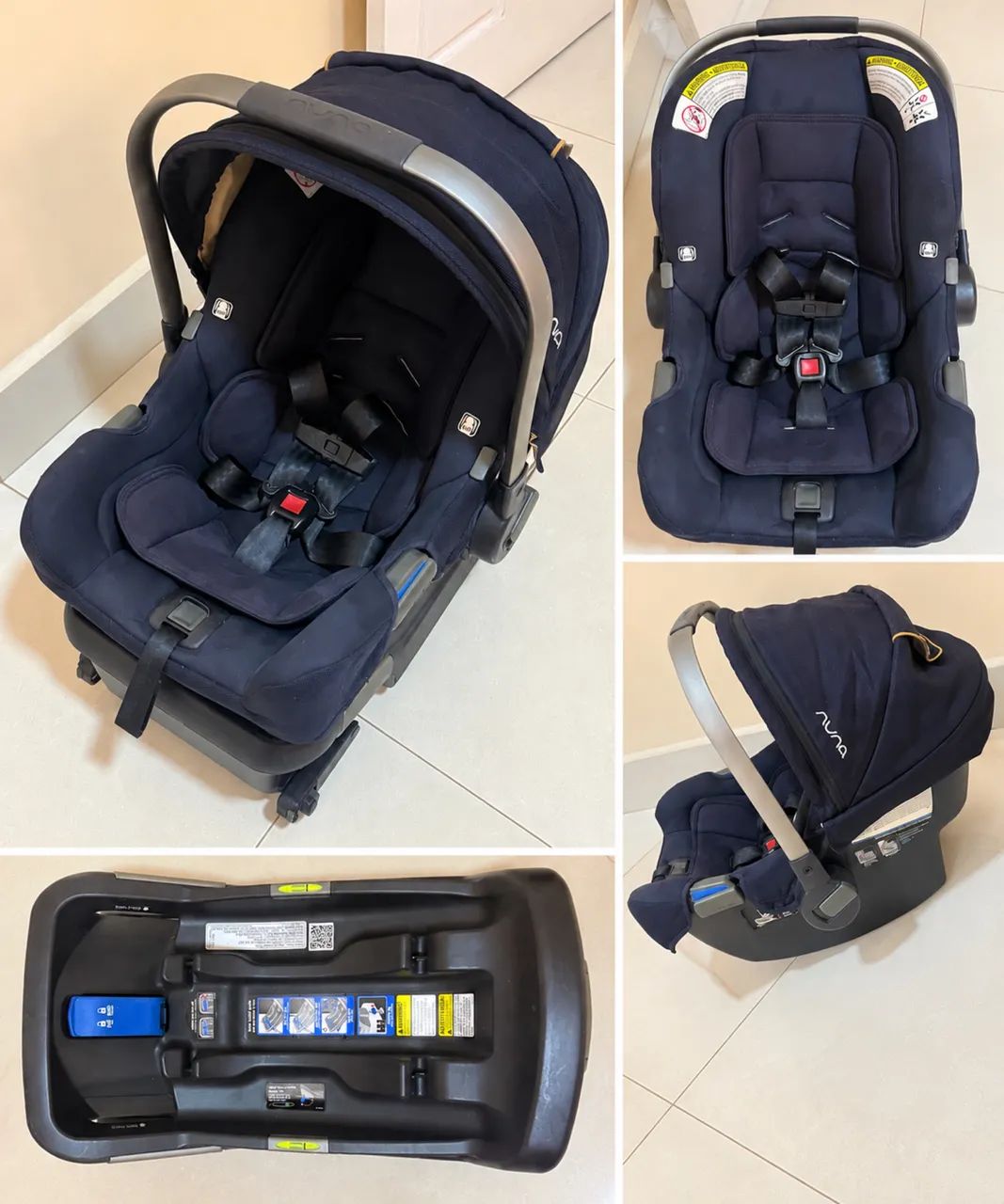 Bebê conforto Nuna Pipa com base isofix - Foto 4