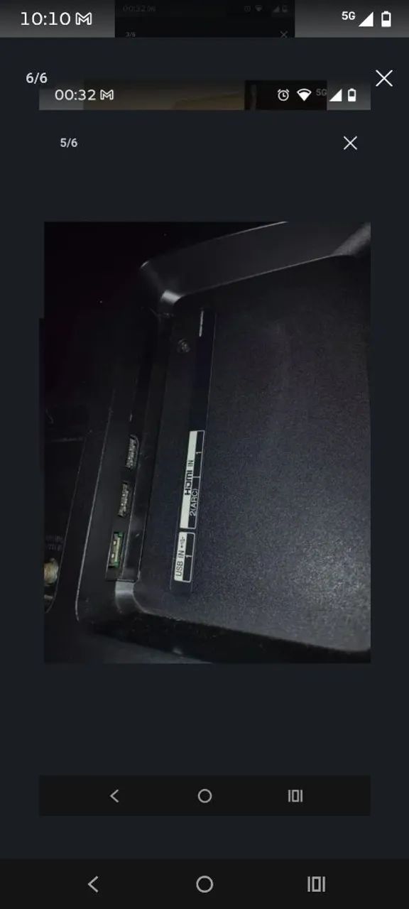 TV LG 55UM7470PSA (55 polegadas, 4K, ThinQ AI)  Com defeito tela preta - Foto 5