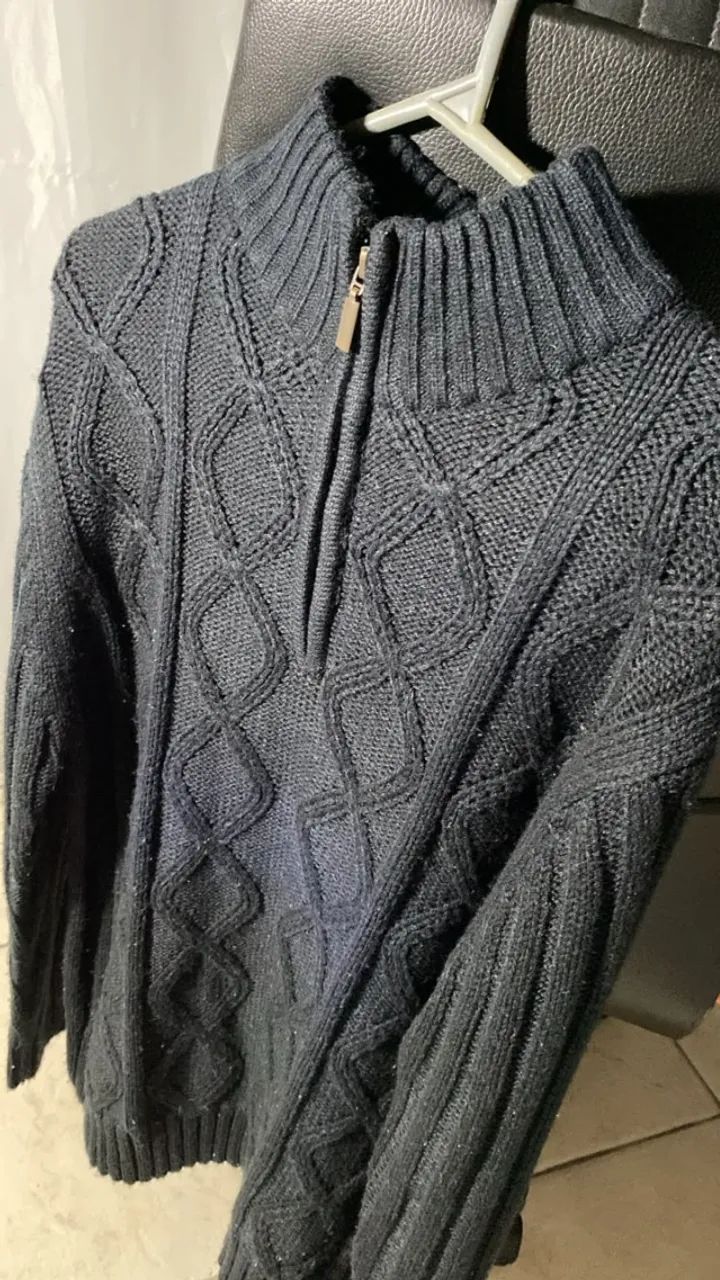 Suéter Cacharrel em Tricot com Zíper