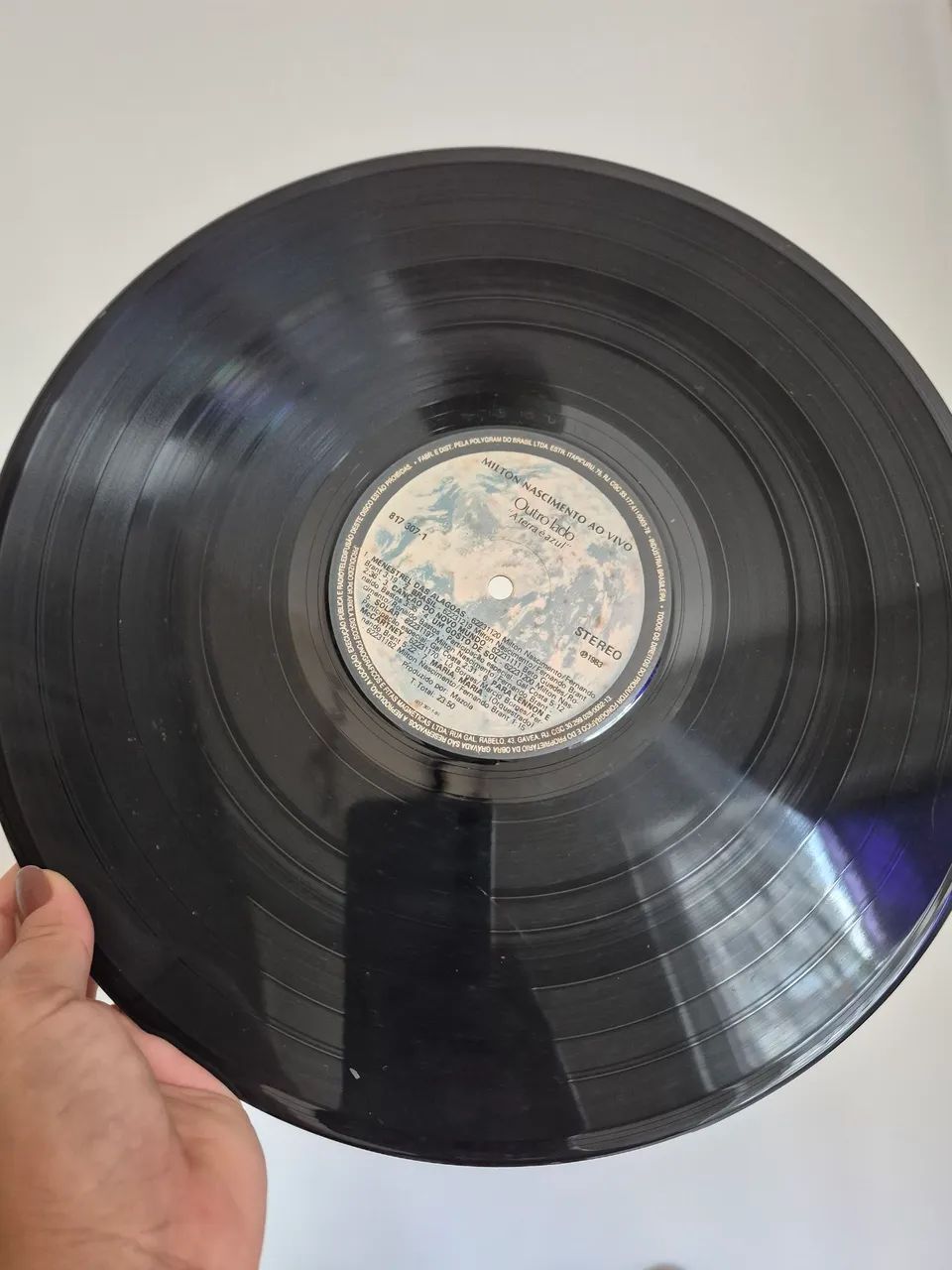 Disco Vinil Milton Nascimento ao vivo - Foto 4