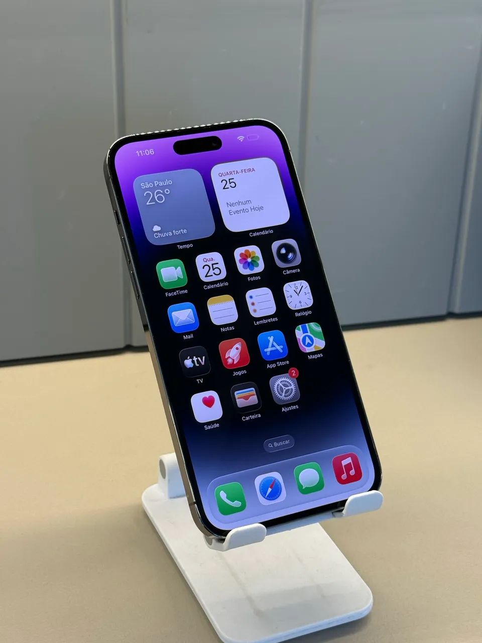 iPhone 14 Pro Max 256gb Roxo Semi Novo | Loja Física  - Foto 4