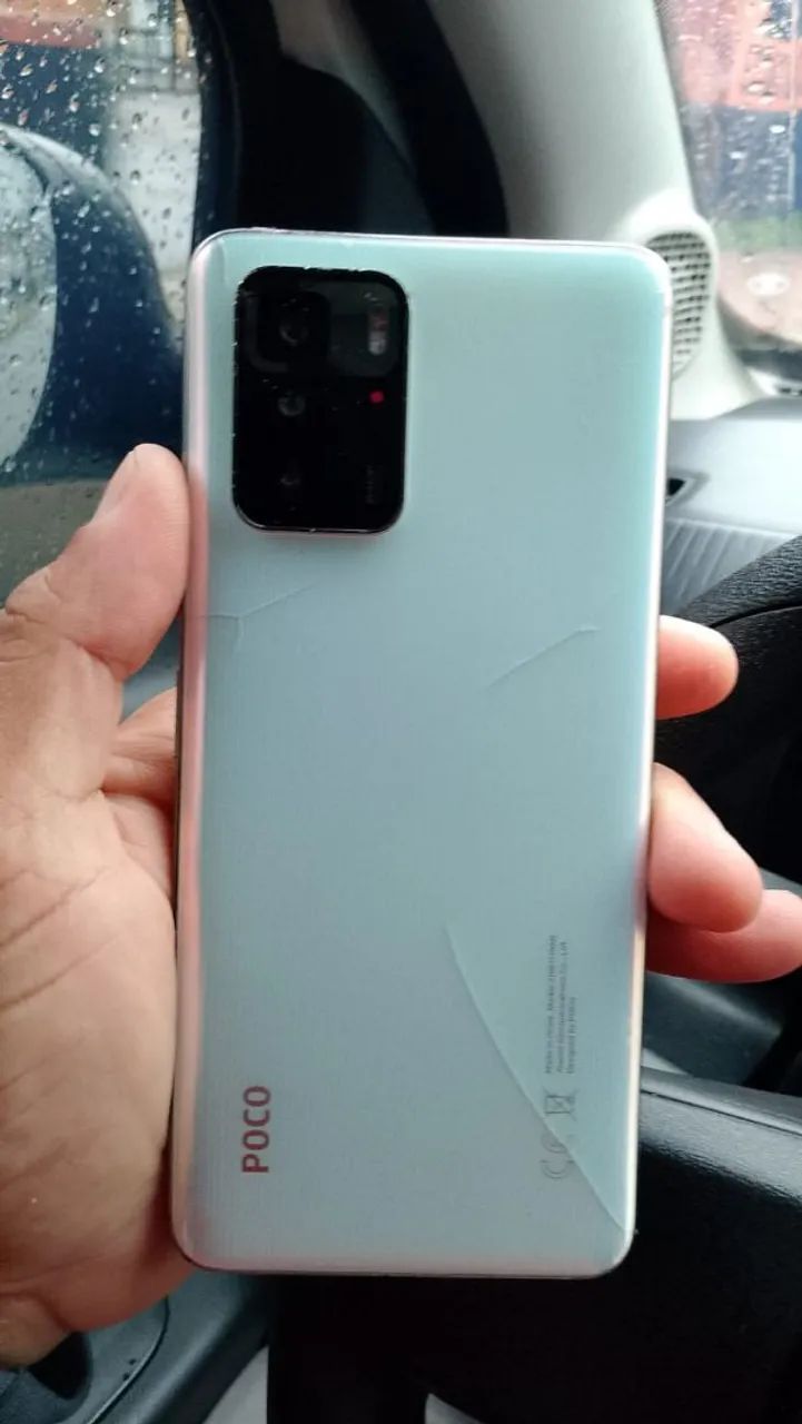 POCO X3 GT ホワイト 本体 Smartphone Xiaomi Pocophone Poco X3 GT 5G 128GB Câmera Tripla Com
