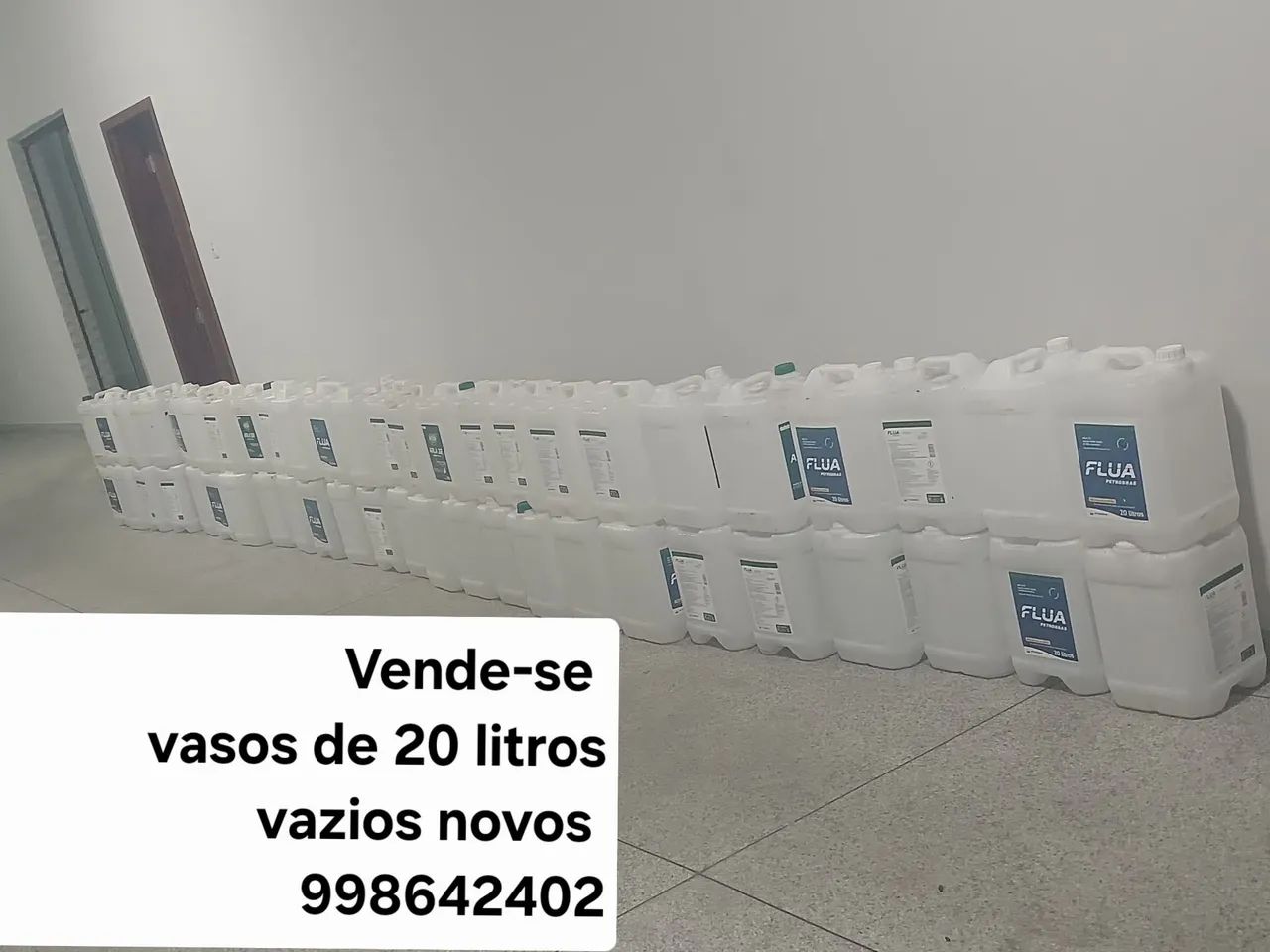 Vasos de 20 litros vazios 