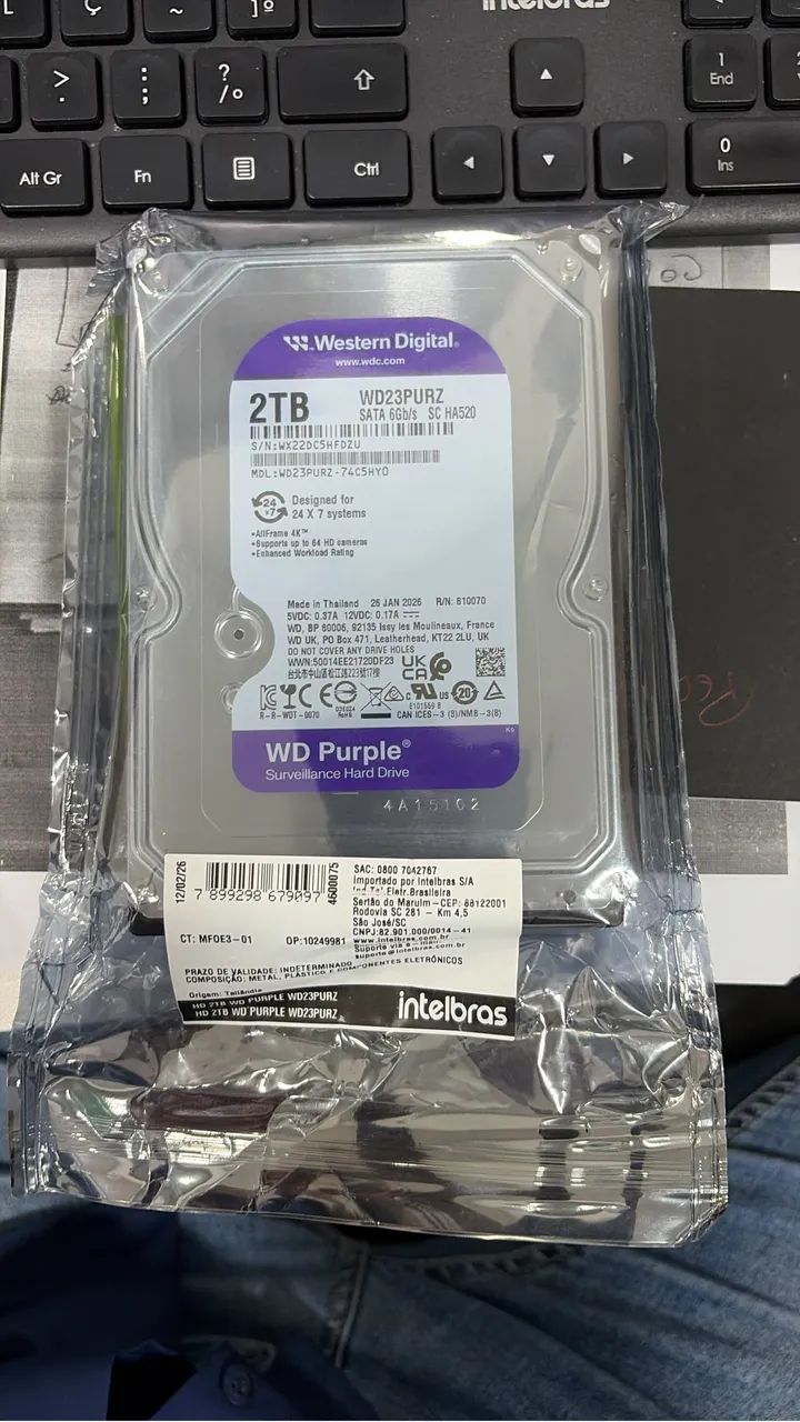 Hd wd intelbras novo lacrado - Foto 2