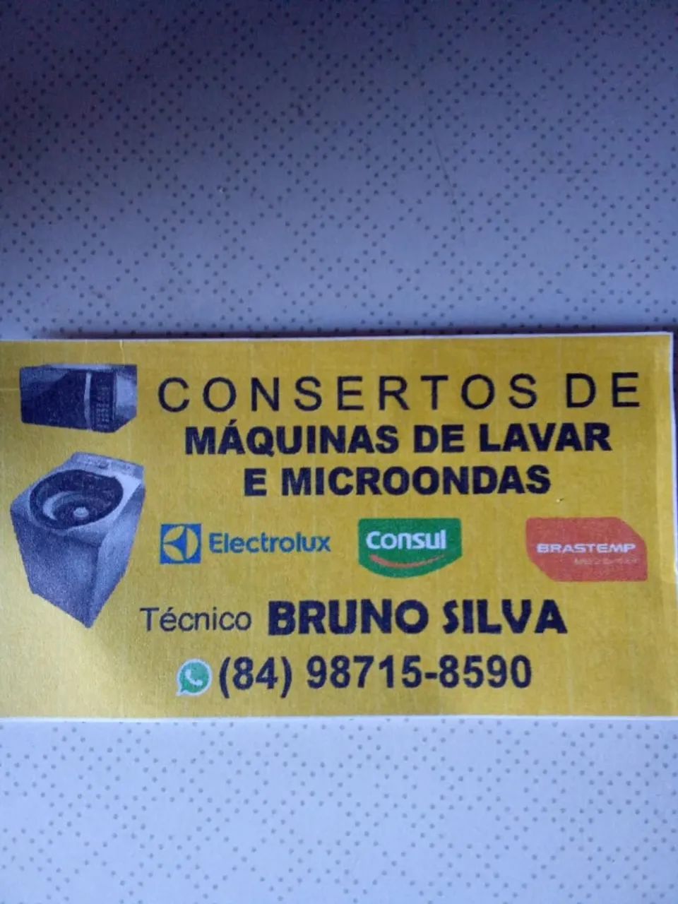 Conserto de máquina e micro-ondas 