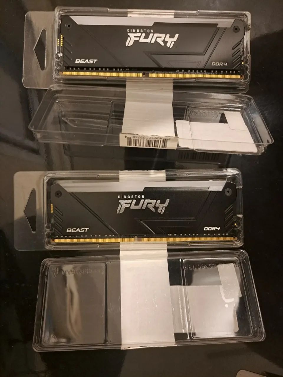 Memória DDR4 Kingston Fury Beast Black, RGB, 16GB (2x8GB), 3600Mhz, CL17 - Foto 2