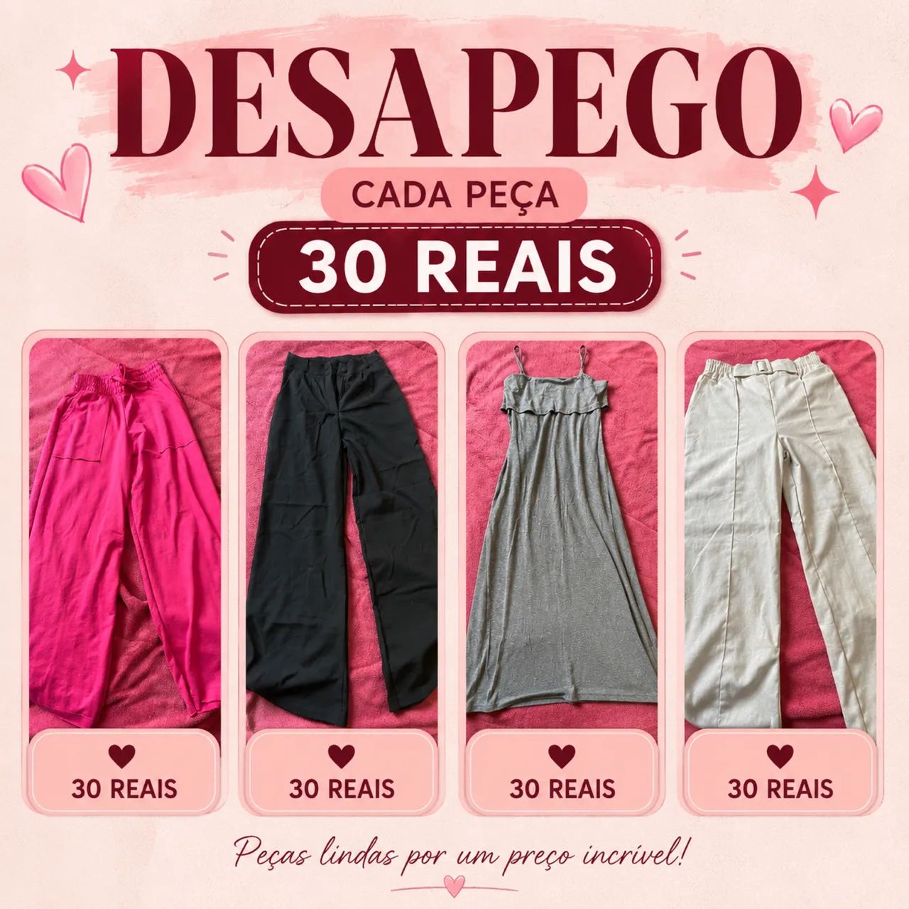 Peças de desapego 