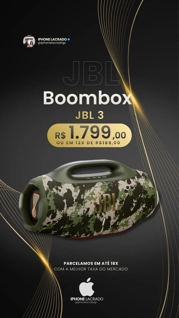 Bombox 3 camuflada lacrada 
