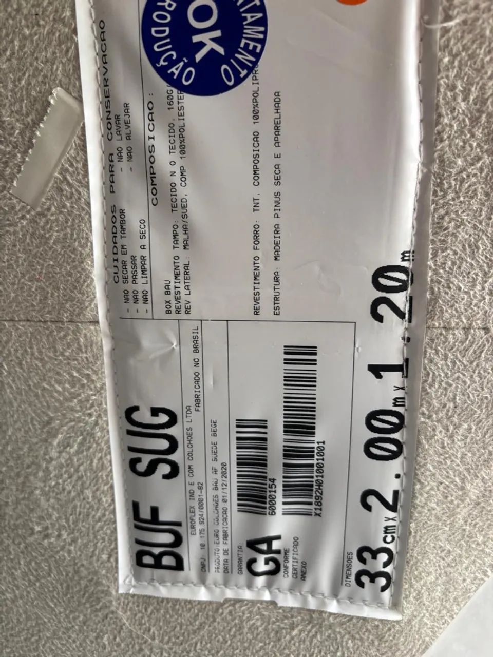 Cama Box Solteirão/Viuvo + Colchão Macio  - Eurocolchões  - Foto 3