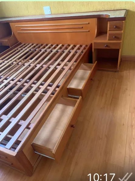 Cama de sucupira com caveteiros - Foto 2
