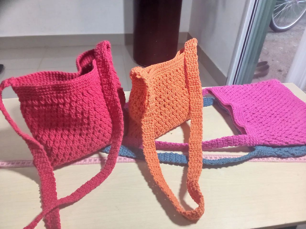 Bolsa De crochê feito a mão  - Foto 4