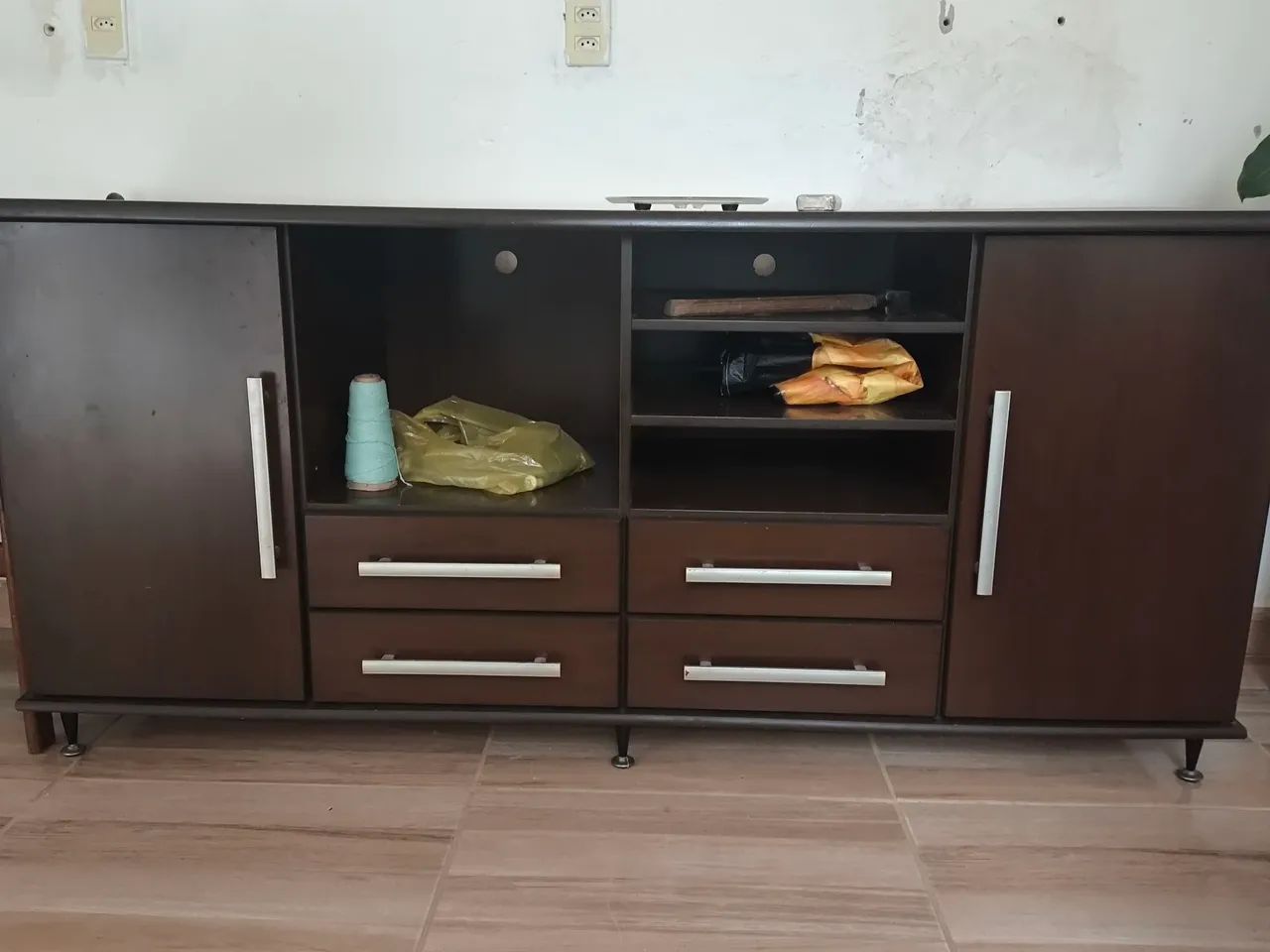 Rack de Madeira Multiuso Ótimo estado