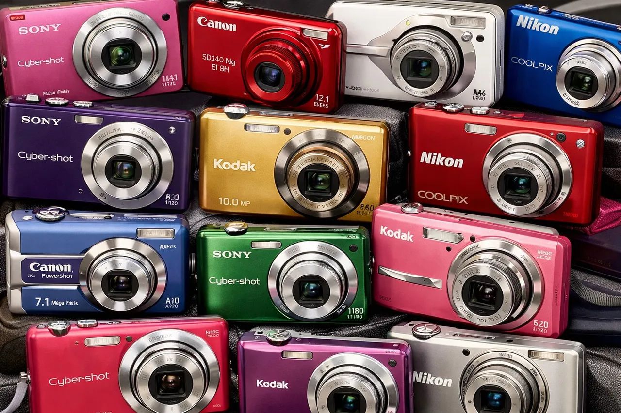 Câmeras Digitais Cybershot Sony canon Samsung Kodak Nikon rosa