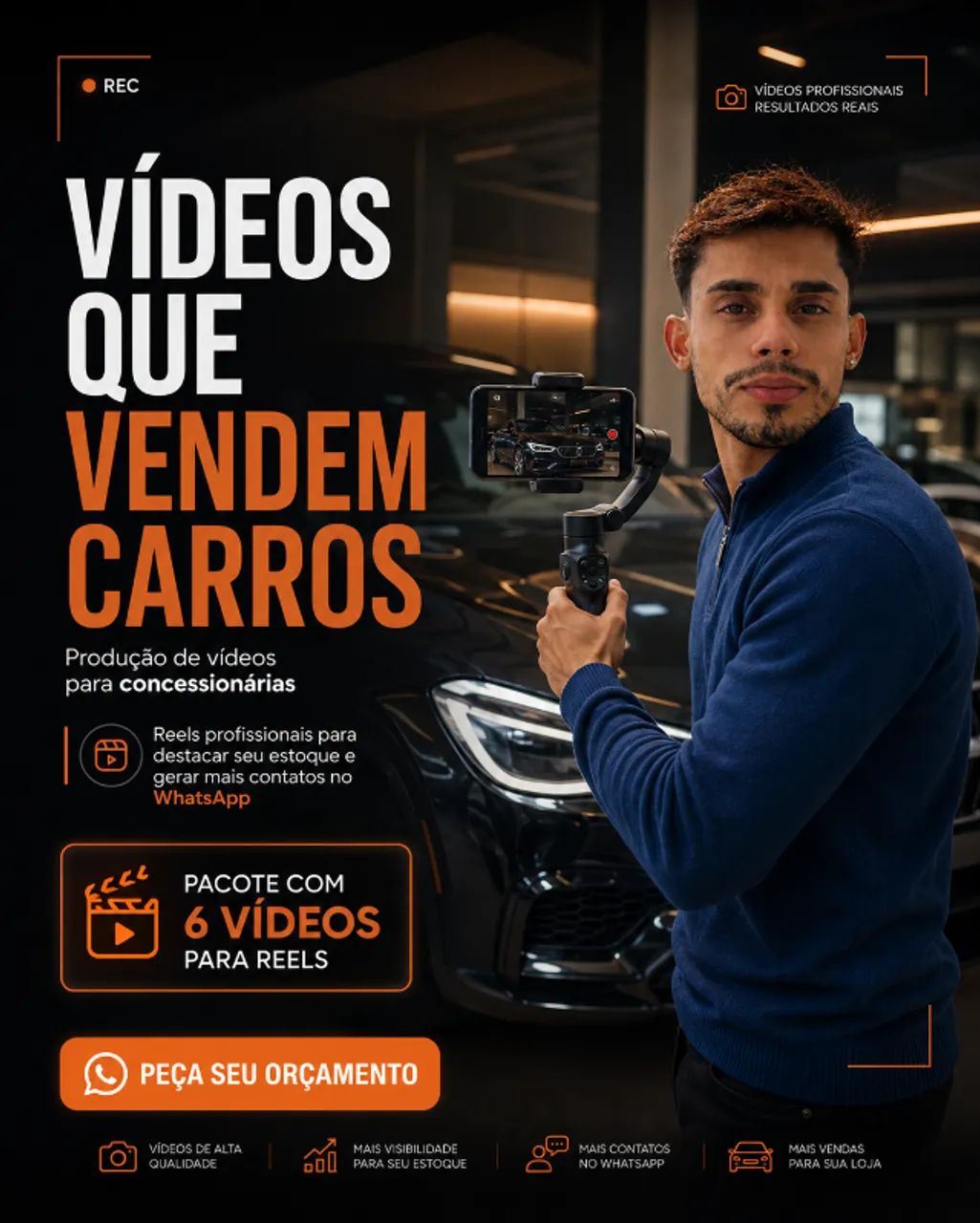Video e foto para veiculo