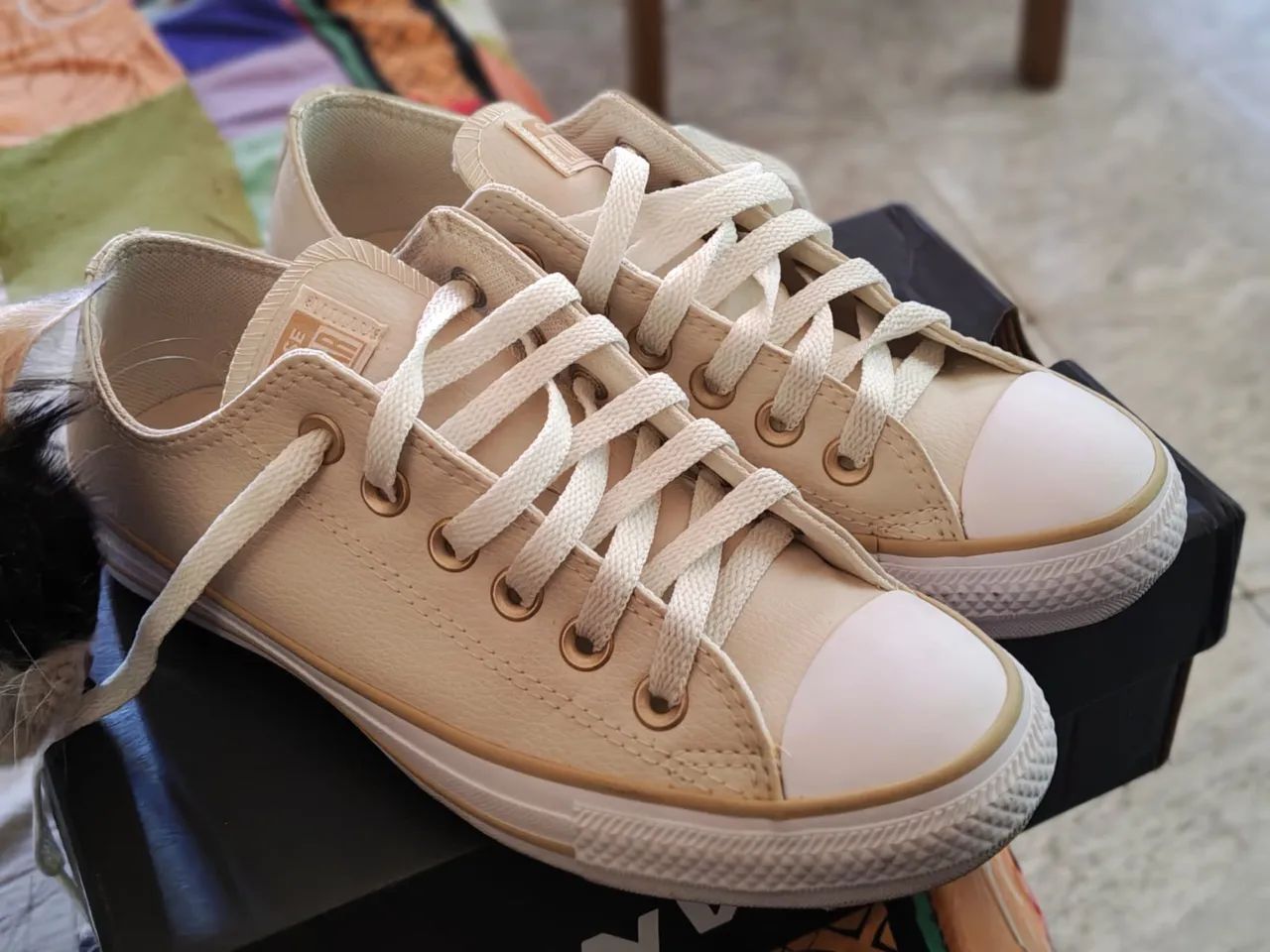 ALL Star de couro - Original - Foto 2