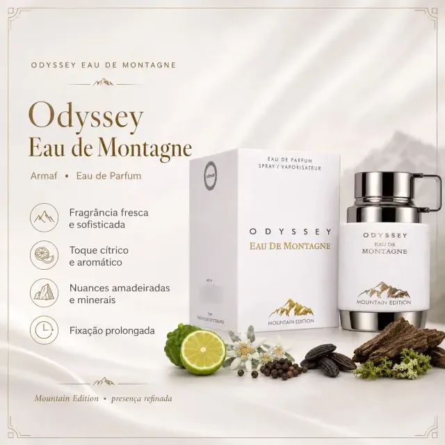 Perfume Árabe Armaf Odyssey Eau De Montagne 100ml - Foto 2