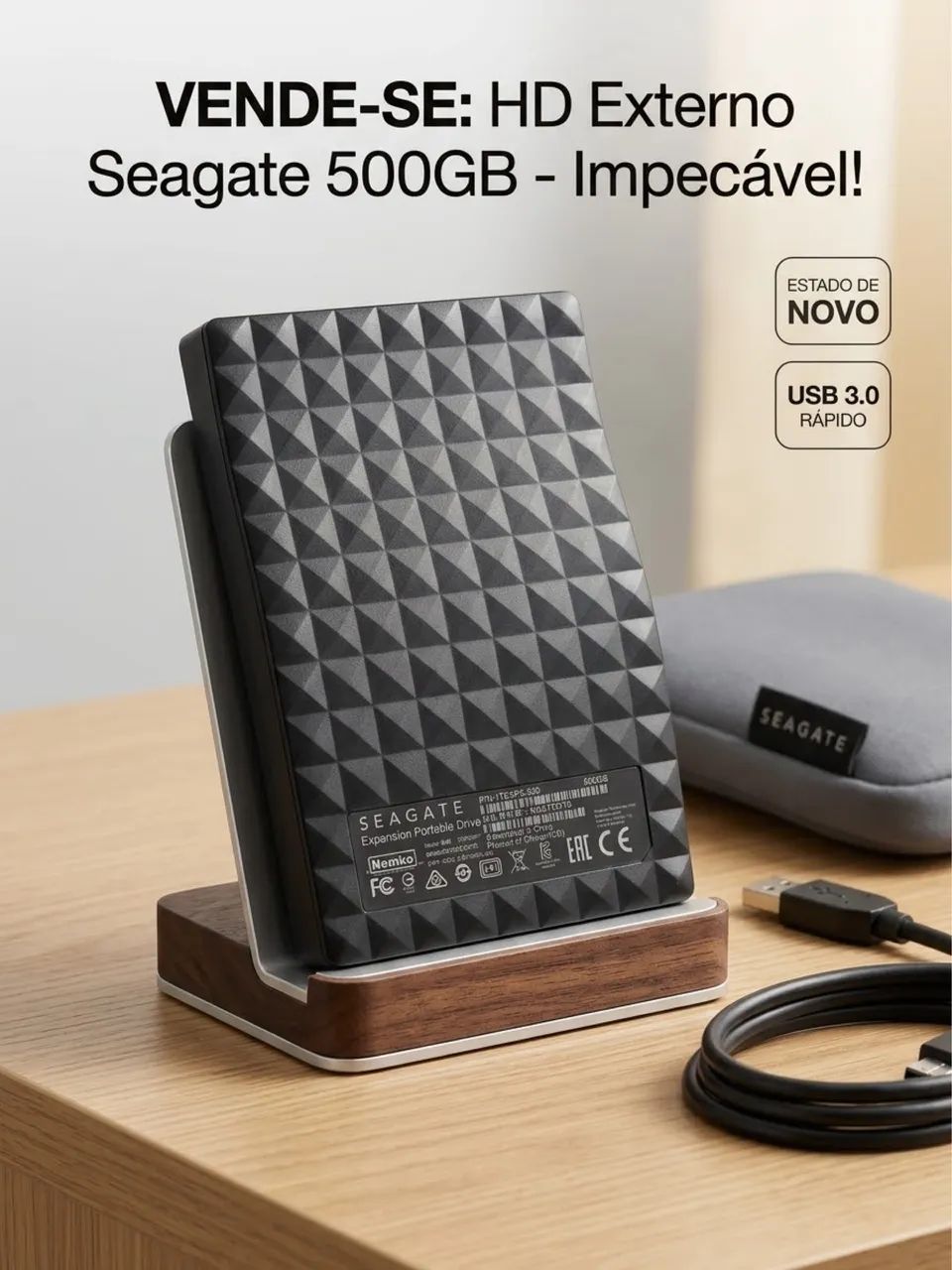Hd Externo 500GB Seagate
