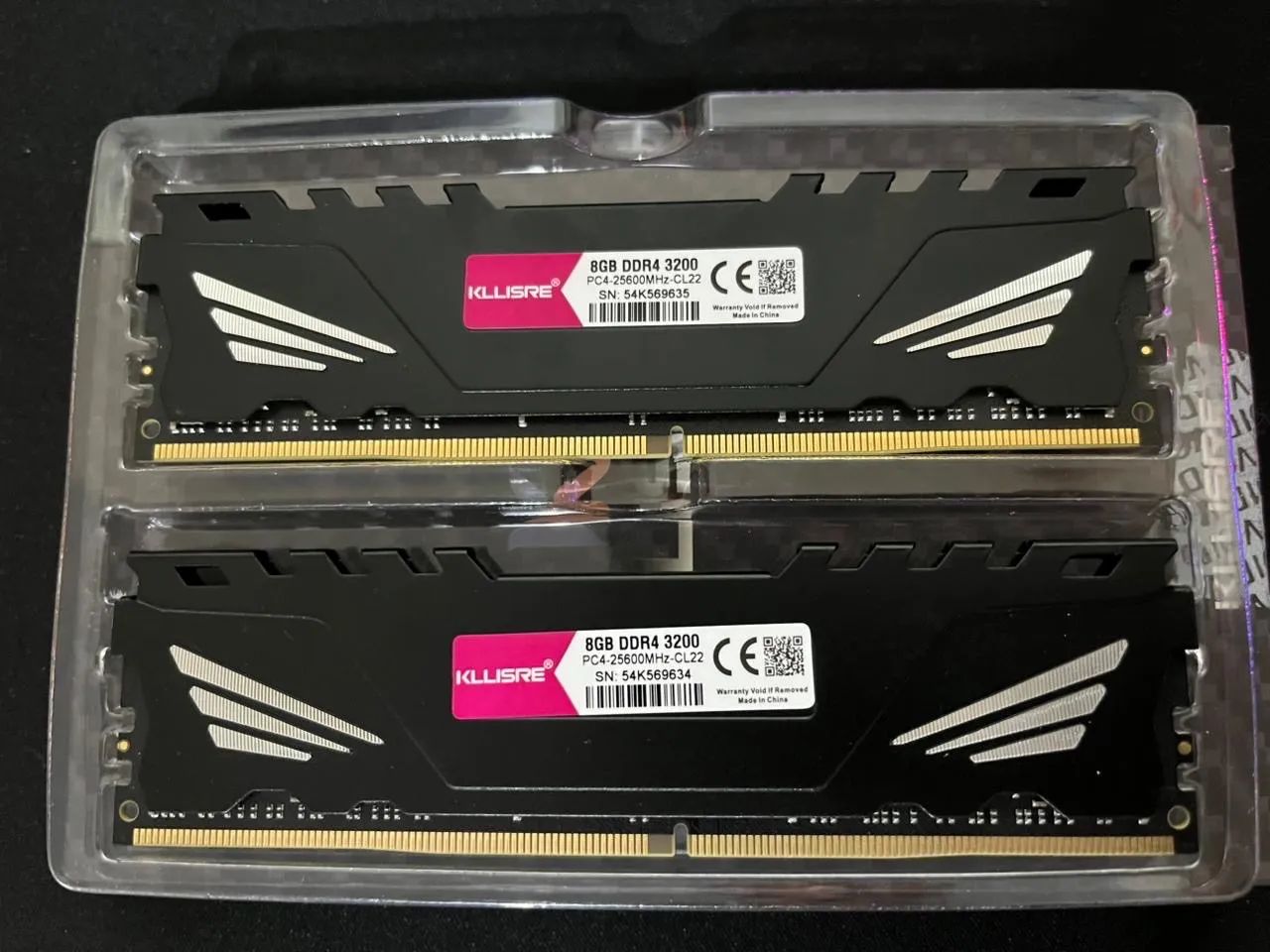 Kit Memória RAM 16GB (2x8GB) DDR4 3200MHz Kllisre Nova - Foto 2